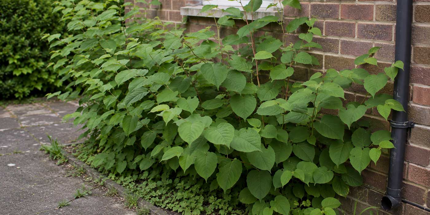knotweed in summer